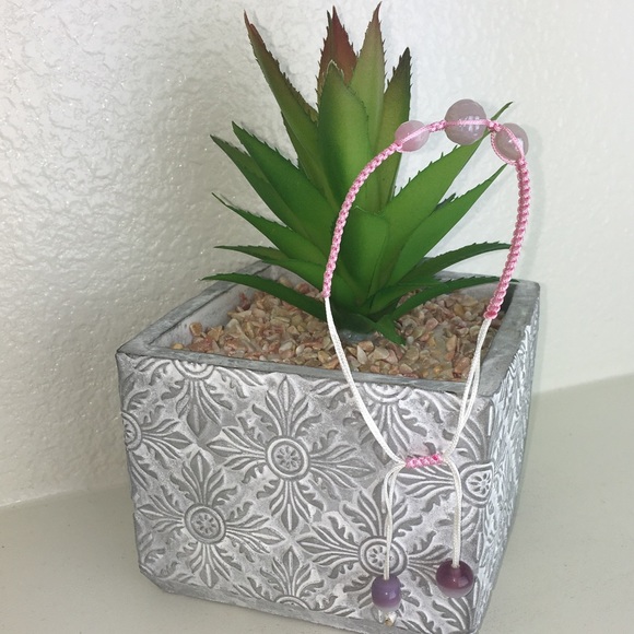 Handmade Chinese Knotting Bracelet W/ Glass Beads - Picture 5 of 8